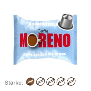 Caffè MORENO DECAFFEINATO Nespresso® kompatibel (100er Pack)