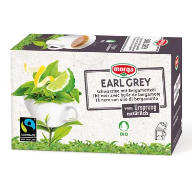 MORGA Earl Grey Tee Fairtrade Bio (20er Pack)