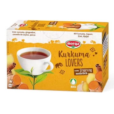 MORGA Kurcuma Lovers Tee Bio (20er Pack)