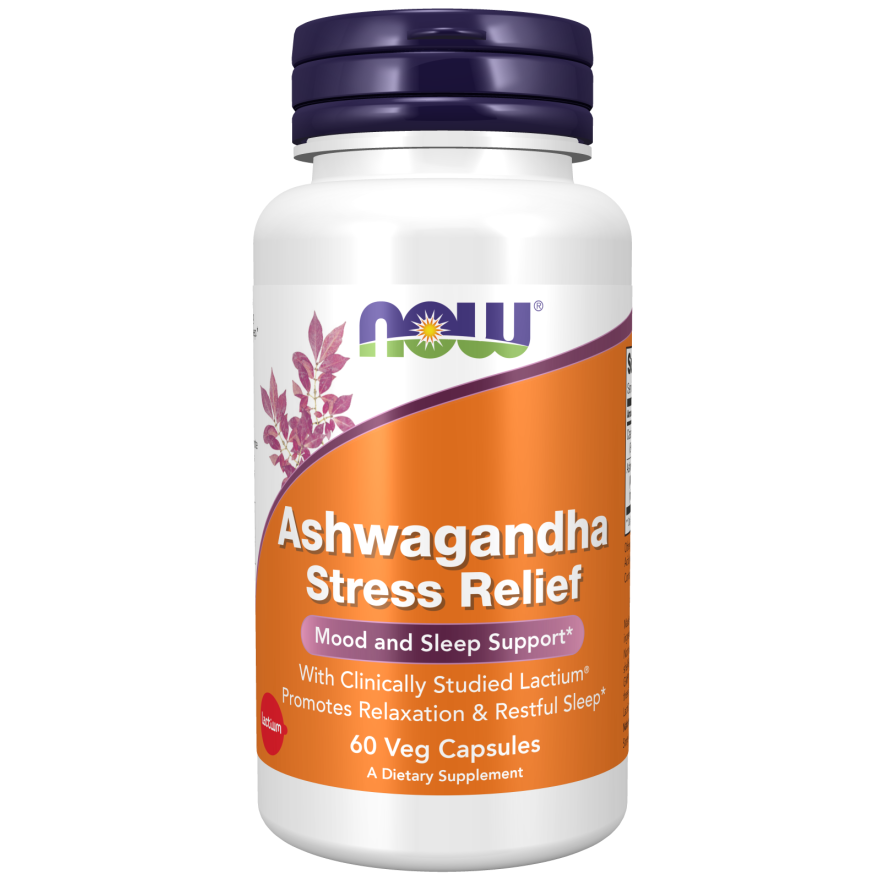 NOW Foods - Ashwagandha Stress Relief (60 Kapseln)