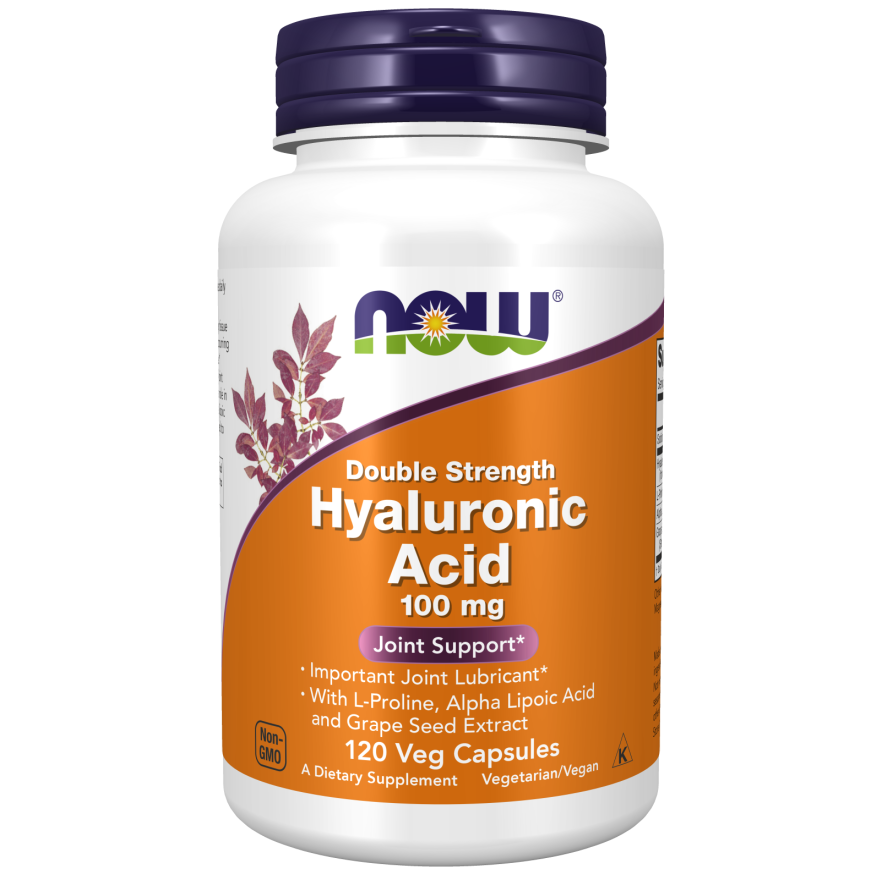 NOW Foods - Hyaluronic Acid 100mg (120 Kapseln)