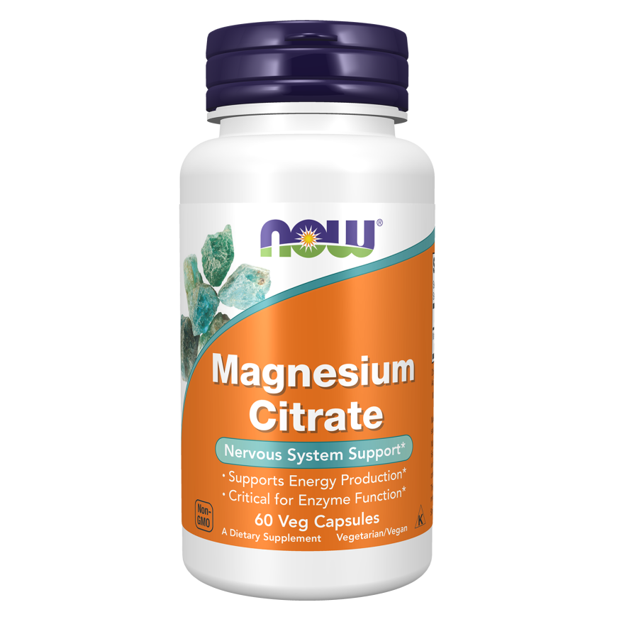 NOW Foods - Magnesium Citrate (60 Kapseln)